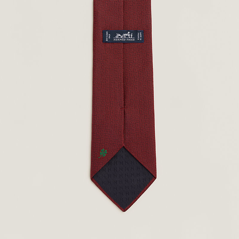 H Trefles tie | Hermès USA